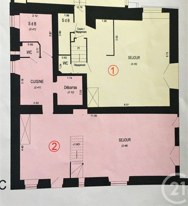 Afficher la photo en grand Appartement F4 à vendre - 5 pièces - 124.09 m2 - LARRESSORE - 64 - AQUITAINE - Century 21 Agence Les Alizés